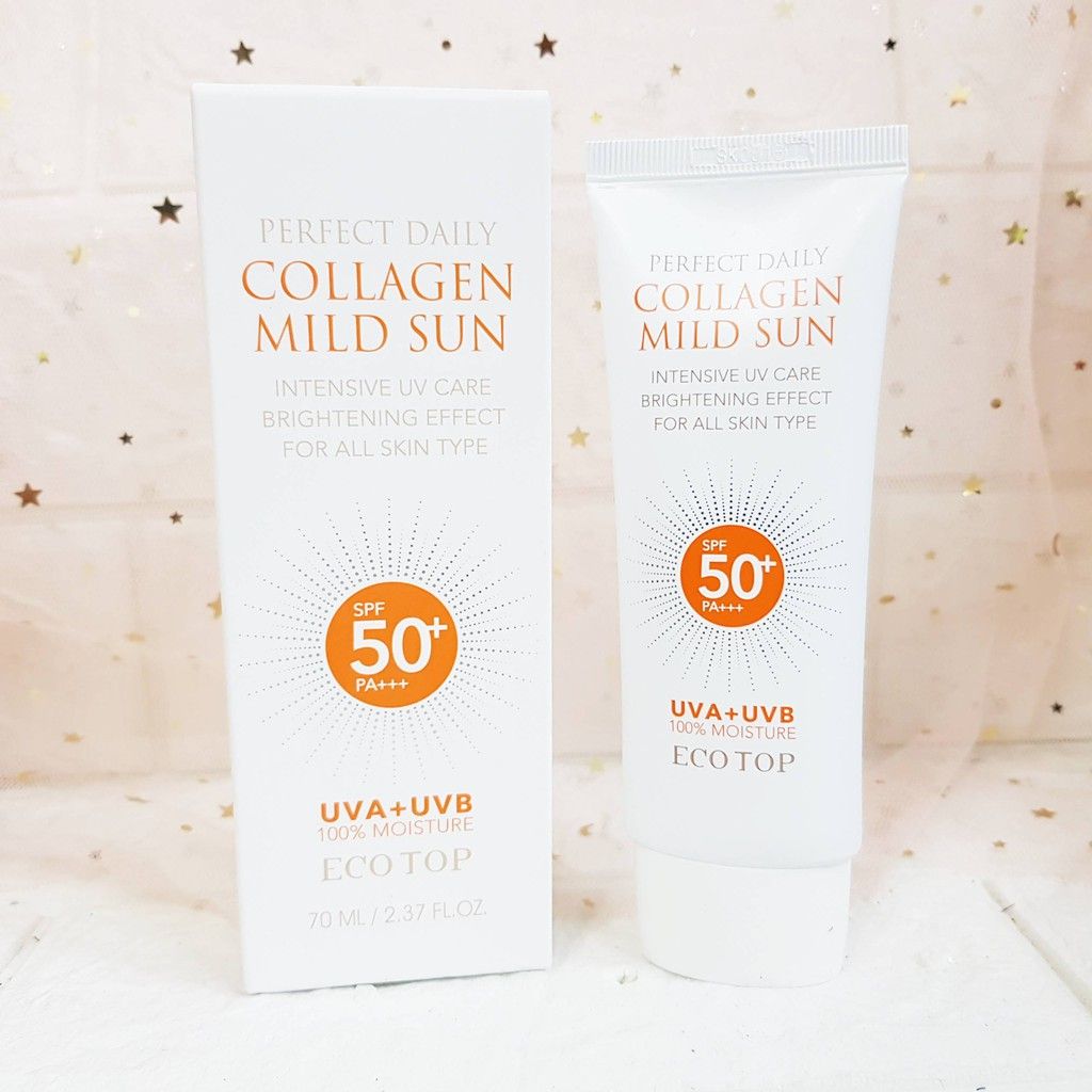 Kem Chống Nắng EcoTop Perfect Daily Collagen Mild Sun