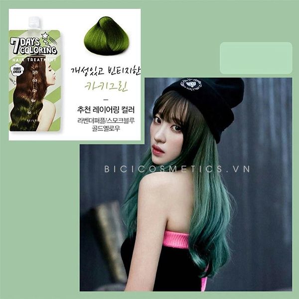 Thuốc nhuộm tóc Missha 7 Days Coloring Hair Treatment