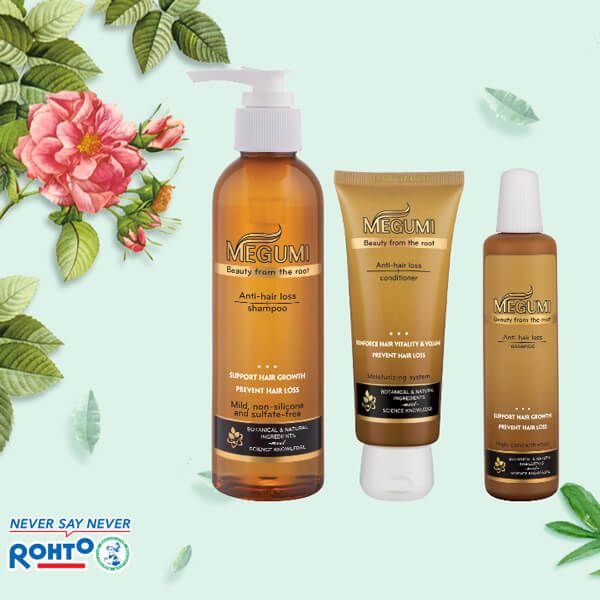 Bộ Chăm Sóc Tóc Megumi Anti Aging