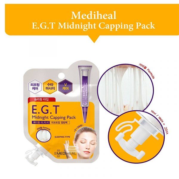 MEDIHEAL Mặt Nạ Ngủ N.M.F và E.G.T