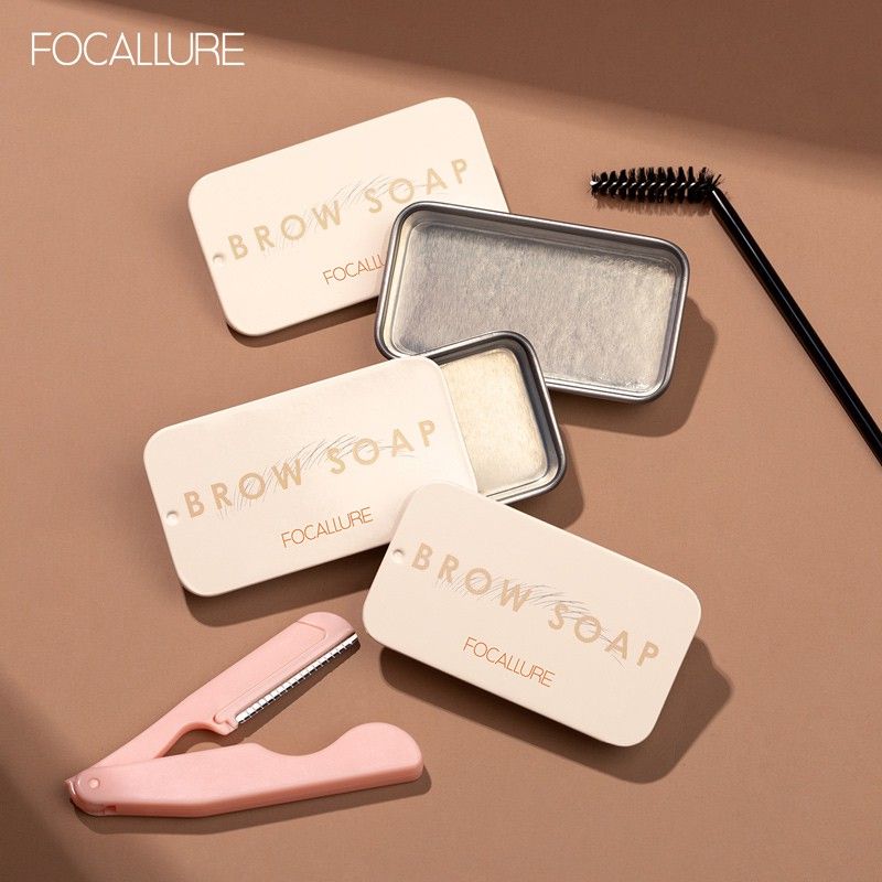  Sáp Định Hình Tạo Kiểu Chân Mày FOCALLURE Brow Styling Soap (Kèm Cọ) | FA182 