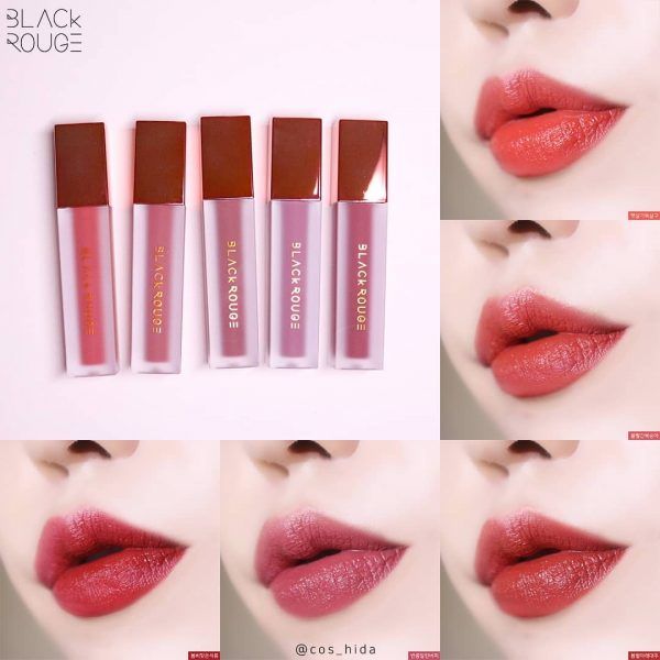  Son Kem Lì BLACK ROUGE Air Fit Velvet Tint Ver 3: Dry Fruit (A13 -> A17) 