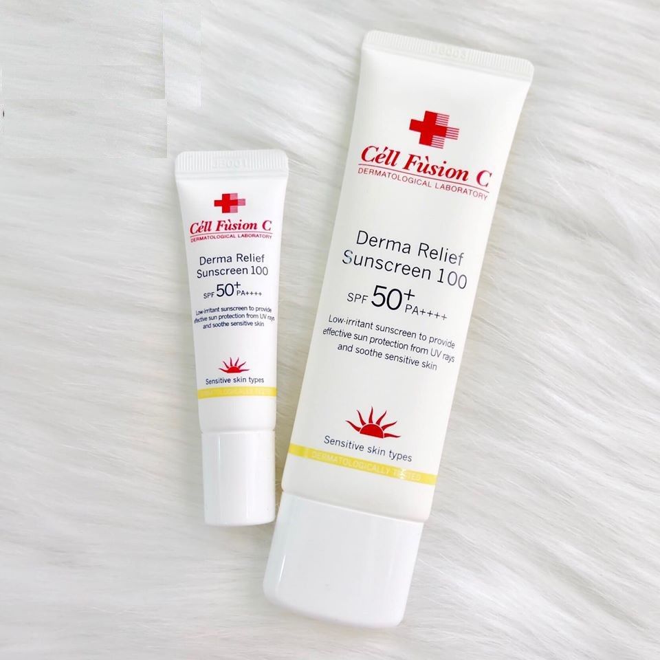 Kem Chống Nắng Cho Da Nhạy Cảm Cell Fusion C Derma Relief Sunscreen SPF50+ PA++++