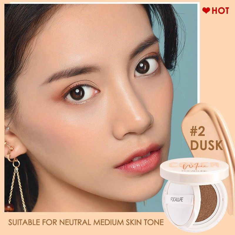  Phấn Nước Che Phủ Kiềm Dầu FOCALLURE Covermax Longlasting Cushion Foundation 