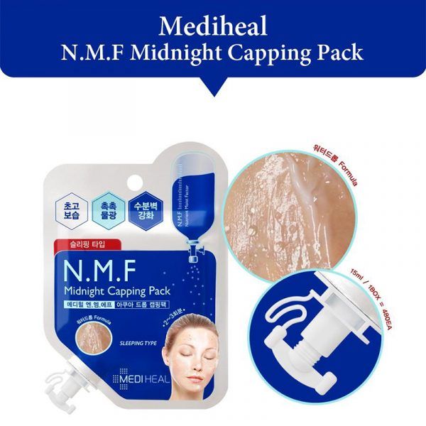 MEDIHEAL Mặt Nạ Ngủ N.M.F và E.G.T