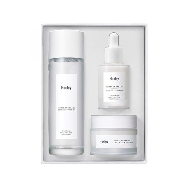 Bộ 3 món dưỡng trắng sáng HUXLEY Brightening Care Trio Set