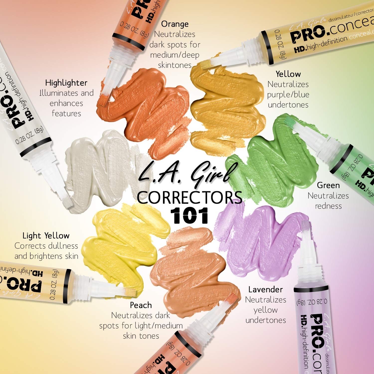  Kem Che Khuyết Điểm L.A GIRL Pro Conceal HD Concealer Pro 