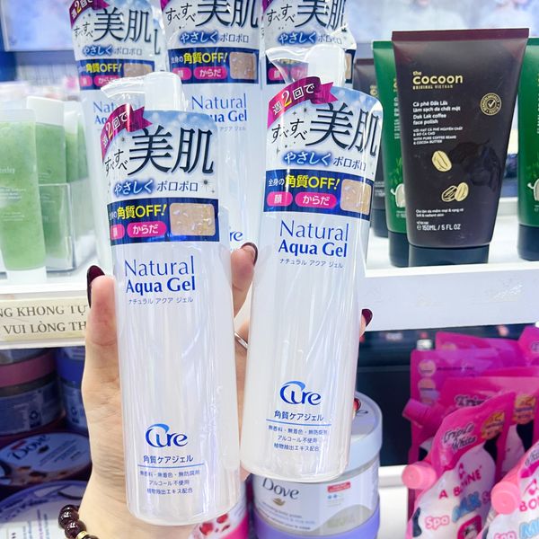  Tẩy Tế Bào Chết Dạng Gel Dịu Nhẹ CURE  Natural AquaGel 250g 