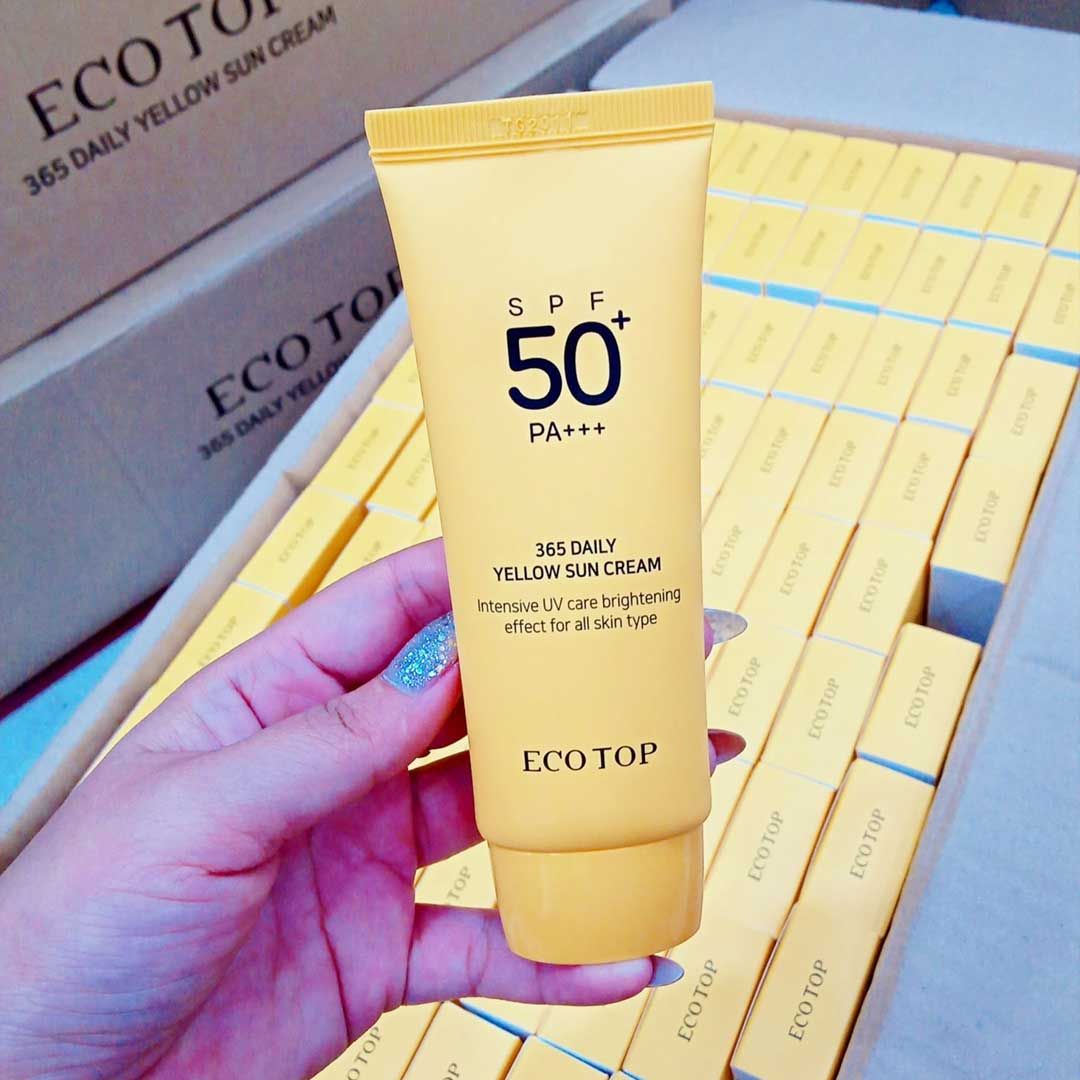 Kem chống nắng Eco Top 365 Daily Yellow Sun Cream SPF 50+ PA+++