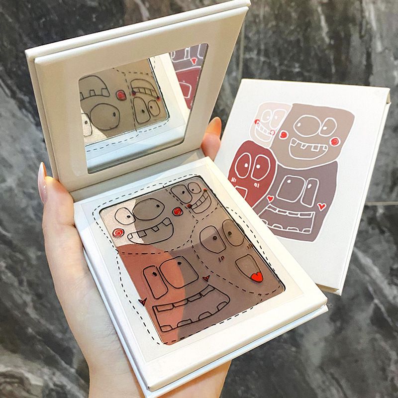 BẢNG PHẤN ĐA NĂNG MÁ-HIGHLIGHT-TẠO KHỐI 4 Màu GECOMO Funny Smiley Four-color Pressed Powder NĐT