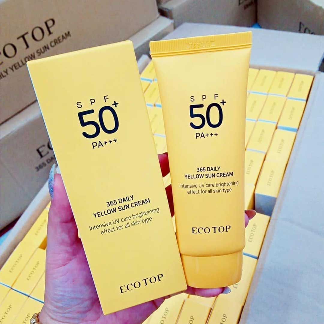 Kem chống nắng Eco Top 365 Daily Yellow Sun Cream SPF 50+ PA+++
