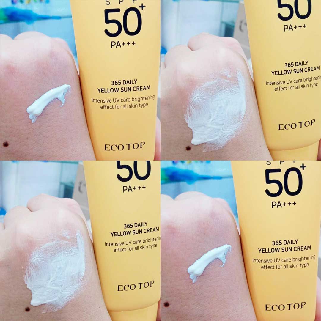 Kem chống nắng Eco Top 365 Daily Yellow Sun Cream SPF 50+ PA+++