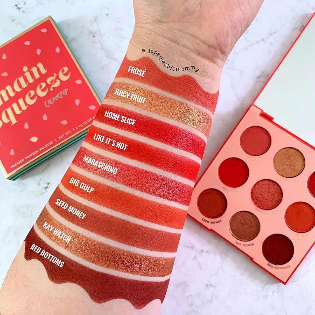 Bảng Phấn Mắt Colourpop Main Squeeze Pressed Powder (không tích điểm)