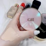  (MẪU MỚI GLAMRR Q) Phấn Nước Che Phủ, Kiềm Dầu Mỏng Mịn GLAMRR Q x GILLA Long Wear DD Cushion SPF50+ PA+++ - Có Tem Phụ 