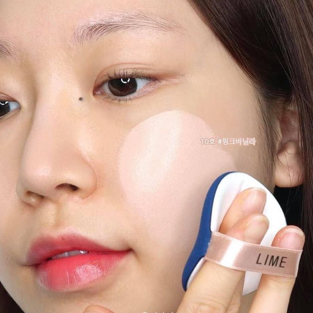  Phần Nước Kiềm Dầu Mỏng Mịn LIME Real Cover Pink Cushion SPF 50+/PA++ 20g 