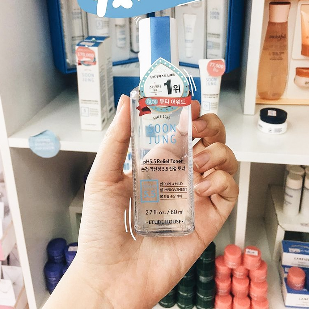 Nước hoa hồng ETUDE HOUSE SOON JUNG pH 5.5 relief toner