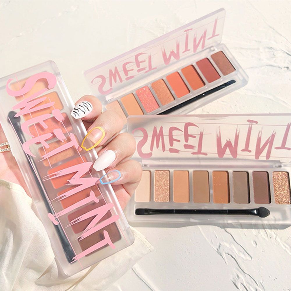 Bảng Phấn Mắt 8 Ô Màu Kèm Cọ Sweet Mint Nội Địa Trung Chính Hãng