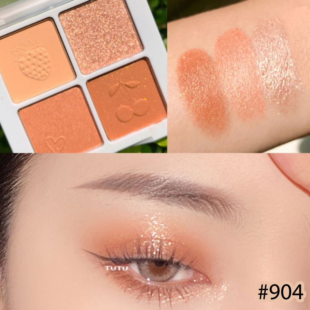 Bảng Phấn Mắt Nội Địa Trung AROMA SWEET EYESHADOW 4 Ô Màu
