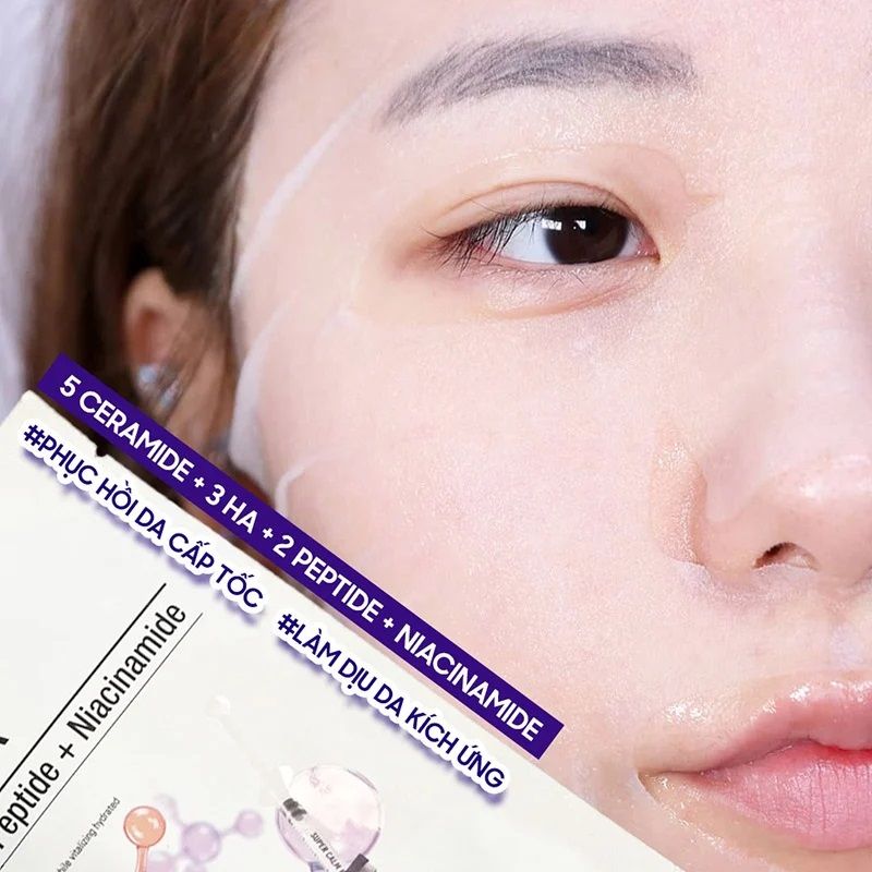  Mặt Nạ Giấy Phục Hồi Làm Dịu Da Cấp Tốc SUR.MEDIC Super Calm Repairing Mask (Có Tem Phụ) 