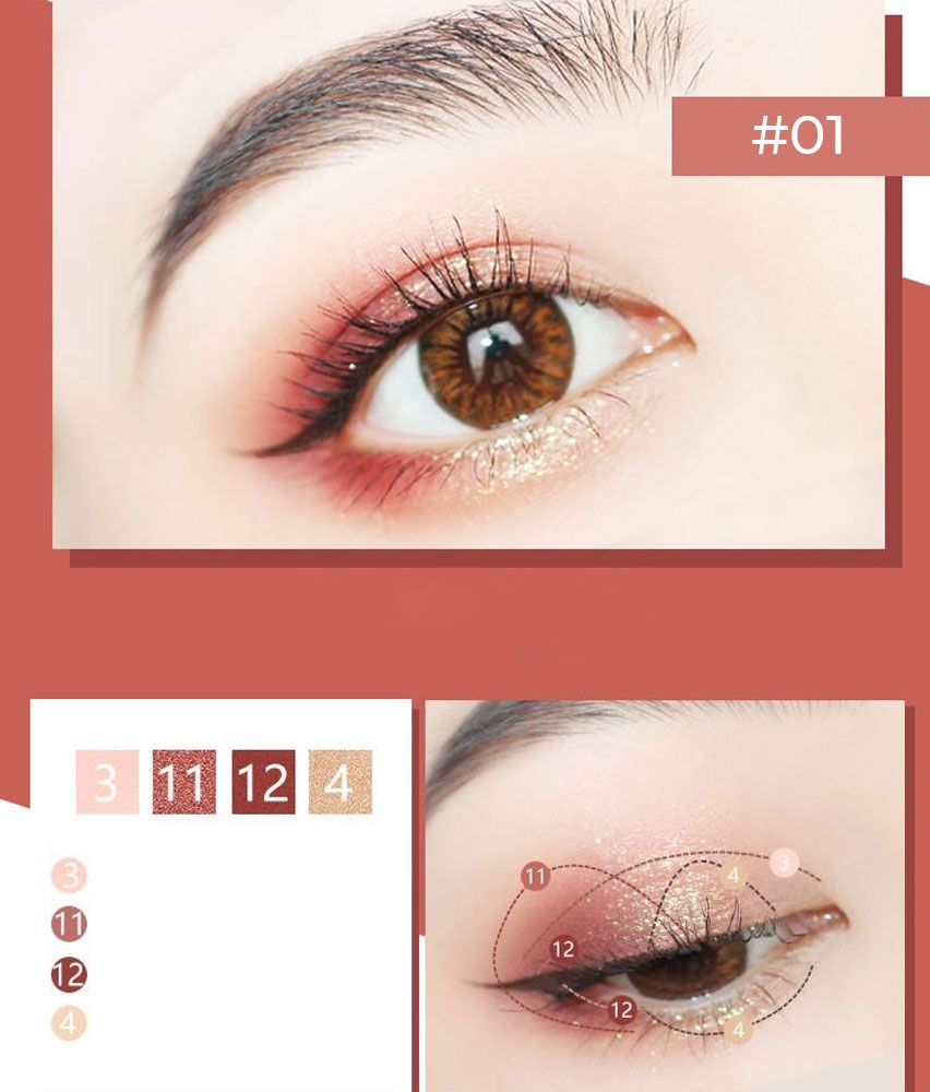 Phấn Mắt Nội Địa Trung Daisy Dear 16 Ô Màu