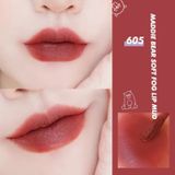  Son Kem Lì Hình Gấu HOLD LIVE Maddie Bear Soft Fog Lip Mud Nội Địa Trung 