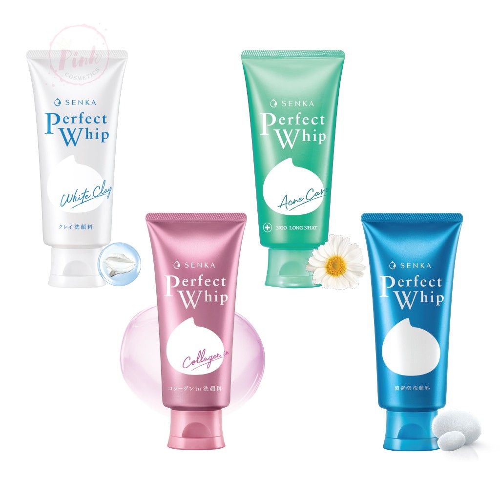 (Đủ Loại) Sữa Rửa Mặt Shiseido Senka Perfect Whip Cleansing Foam 120g