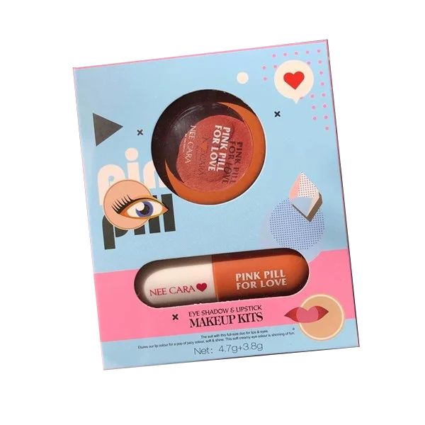 Bộ Phấn Mắt Và Son Nee Cara Be Colorful Eye Shadow & Lipstick Make Up Kits N402