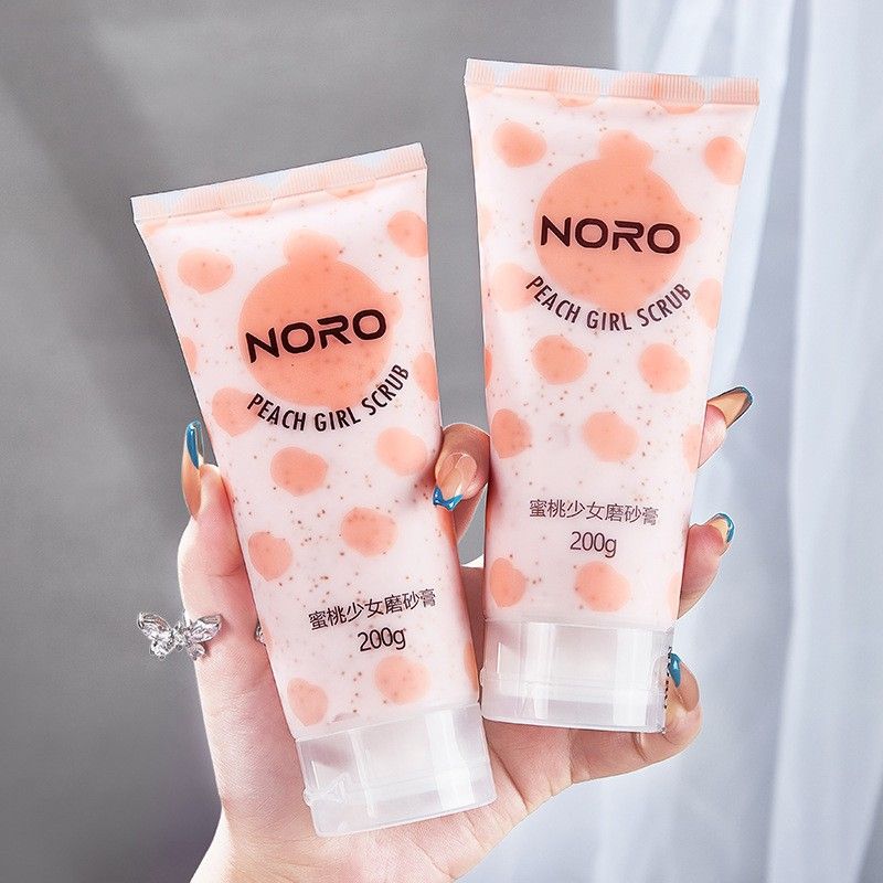  Tẩy Tế Bào Chết Body Chiết Xuất Đào Hỗ Trợ Mờ Thâm Trắng Da NORO Peach Girl Scrub - 200g 