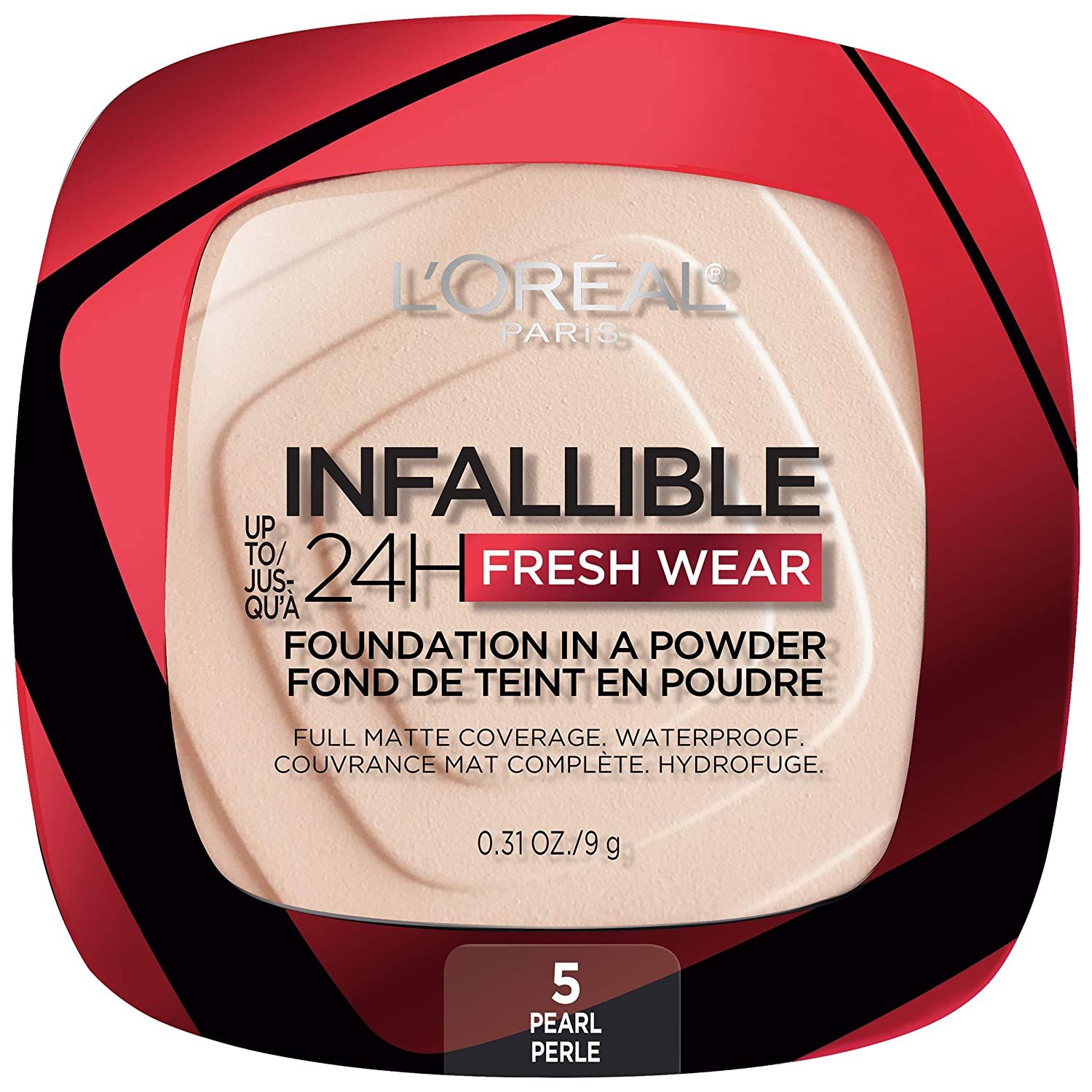  Phấn Nền Kiểm Soát Dầu Không Thấm Nước Không Xuống Tone Đến 24h L'OREAL Infallible 24h Fresh Wear Foundation 