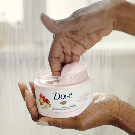  (Bản Châu Âu - Đức)  Tẩy Tế Bào Chết Toàn Thân Hạt Nhuyễn Mịn Da DOVE Exfoliating Body Polish 