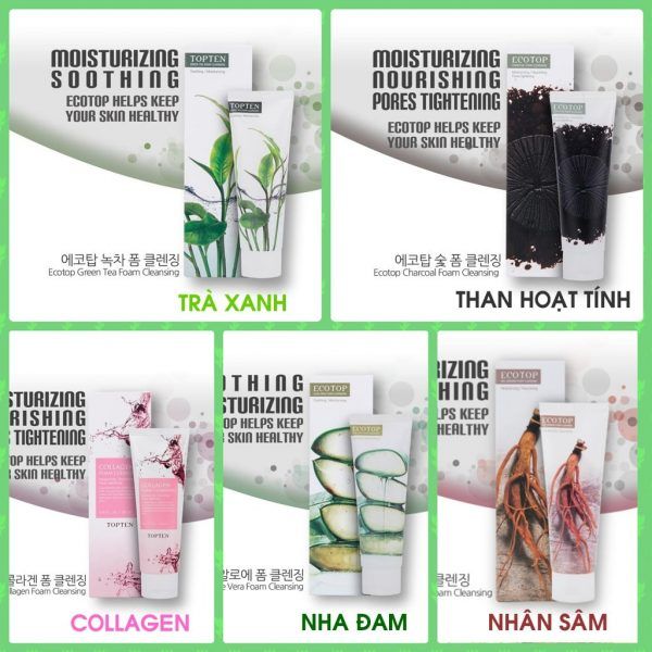 Sửa Rửa Mặt EcoTop Foam Cleansing