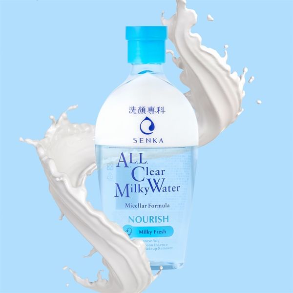 Nước Sữa Tẩy Trang Senka 2 Lớp All Clear Milky Water 