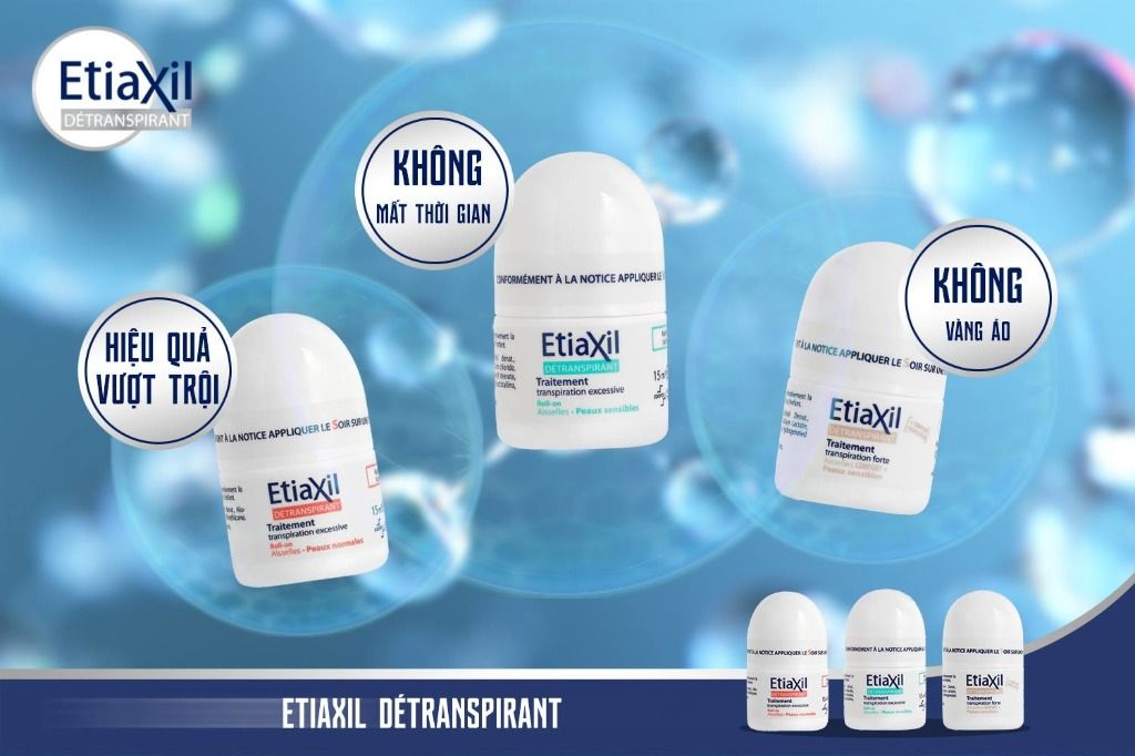Lăn Khử Mùi Etiaxil Détranspirant Cho Da Nhạy Cảm