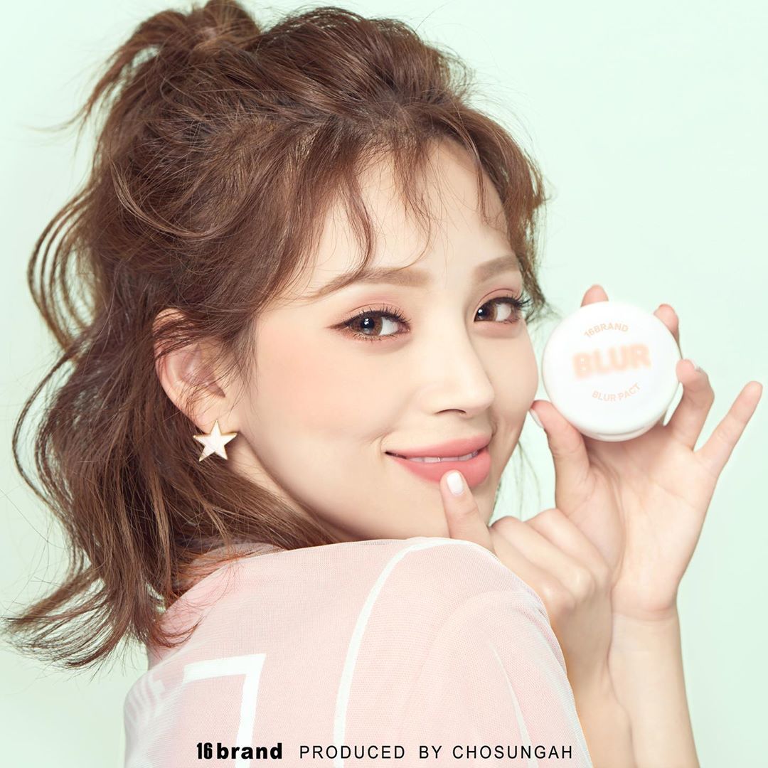 Phấn Phủ Kiềm Dầu 16Brand Blur Pact SPF50+ PA+++