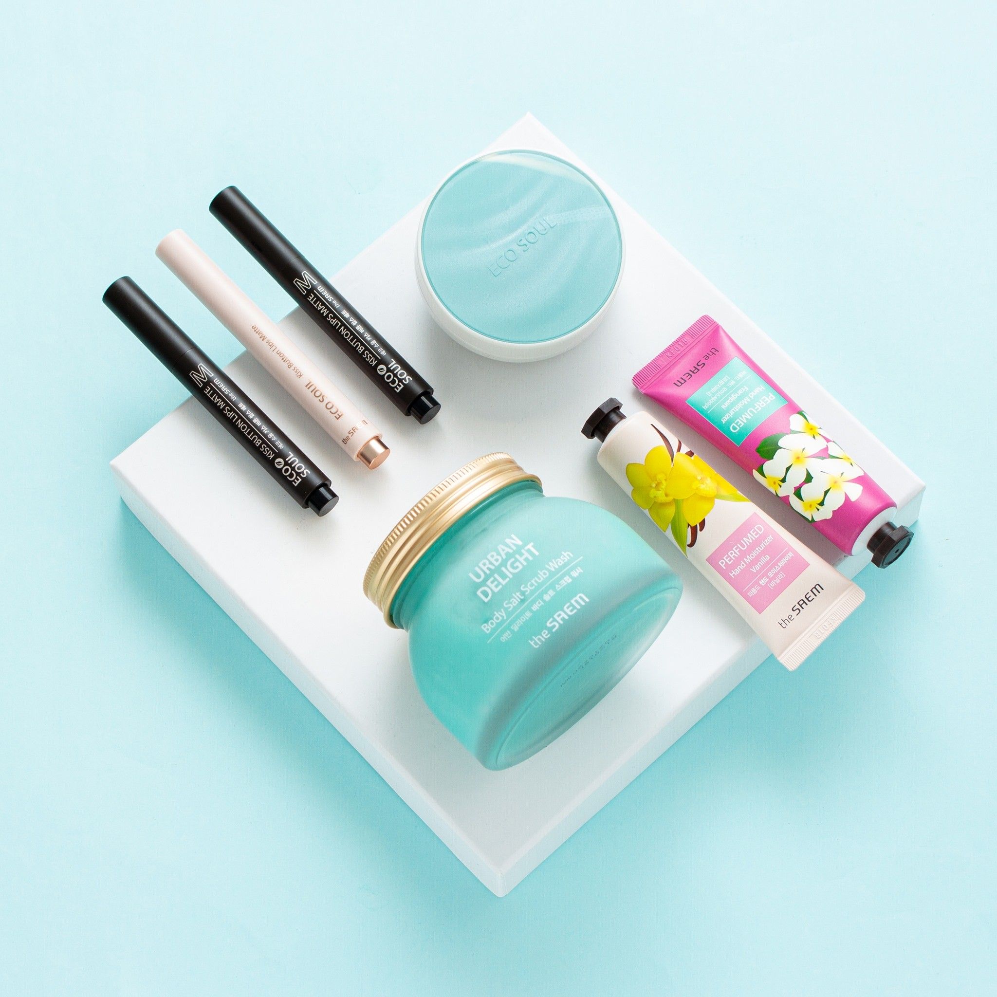 Kem dưỡng thể tẩy tế bào chết The Saem Urban Delight Body Salt Scrub Wash