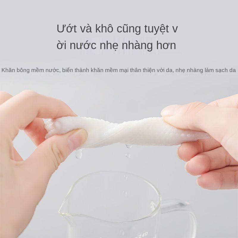  Khăn Tẩy Trang Cotton Đa Năng An Toàn Cho Da ANIMERRY NỘI ĐỊA TRUNG 