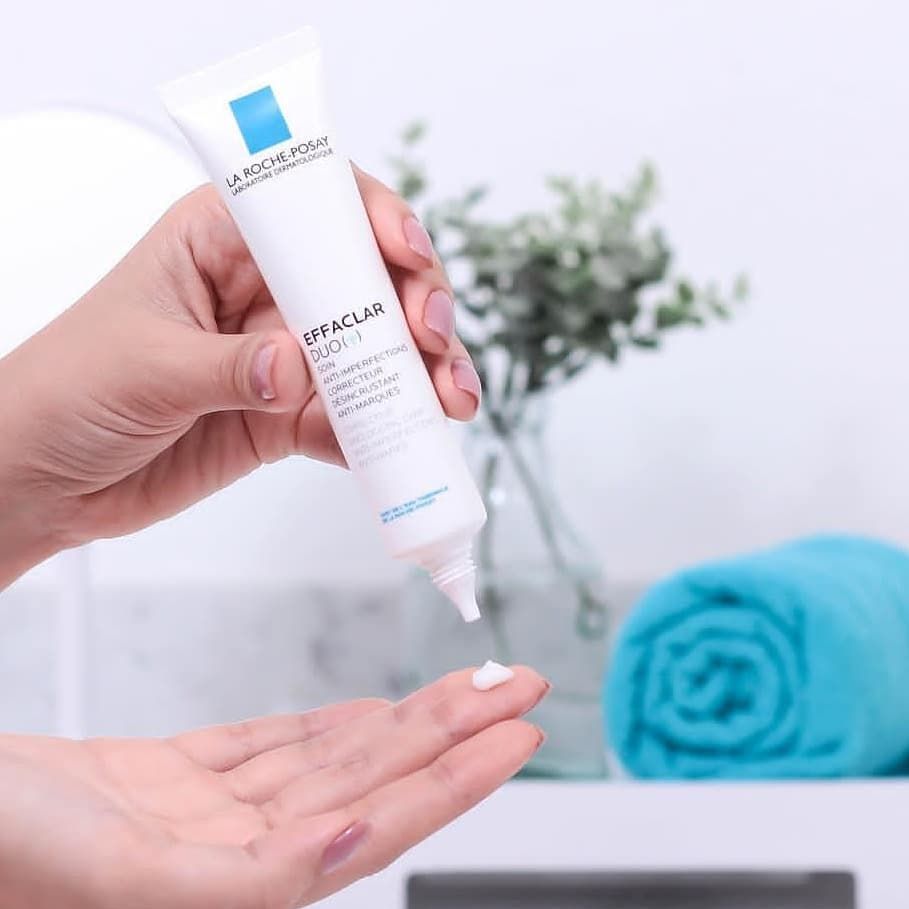 Kem Dưỡng Giảm Mụn, Ngừa Vết Thâm La Roche-Posay Effaclar Duo+ Plus 40ml