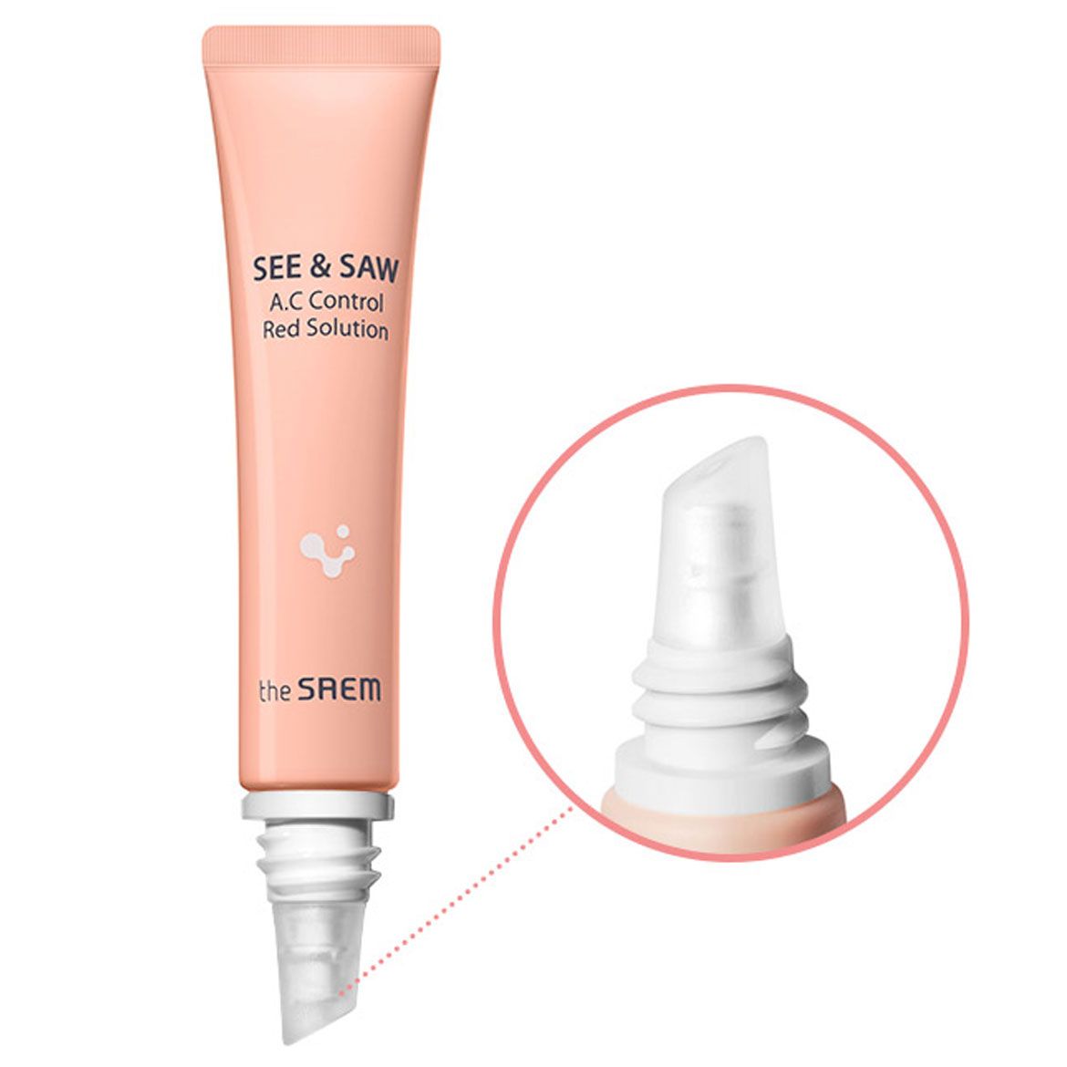 Tinh Chất Trị Mụn The Saem See & Saw Ac Control Red Solution