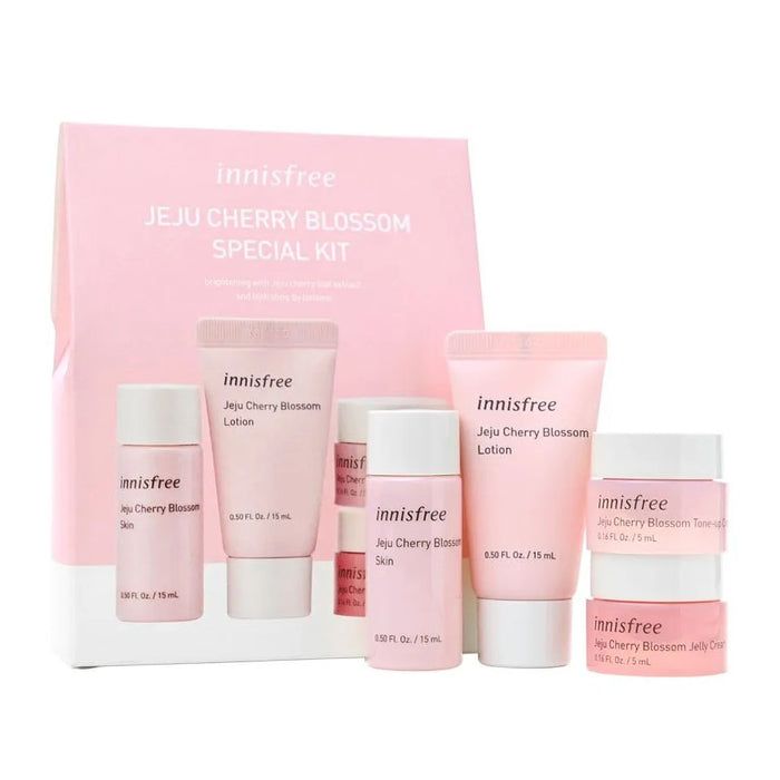  Kit Set 4 Món Dưỡng Da Dùng Thử INNISFREE Jeju Cherry Blossom Special Kit 