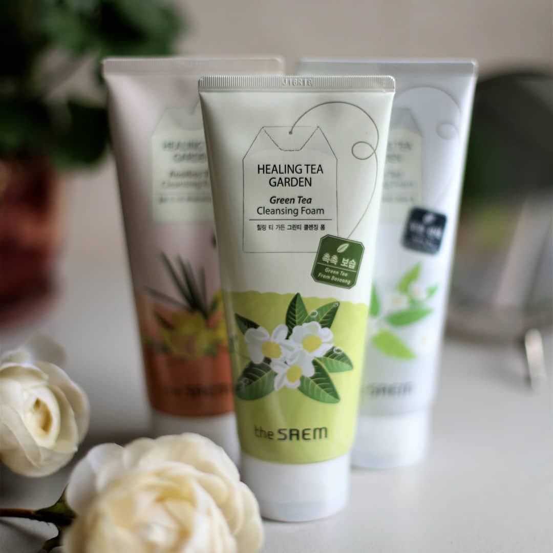 Sữa Rửa Mặt The Saem Healing Tea Garden Cleasing Foam