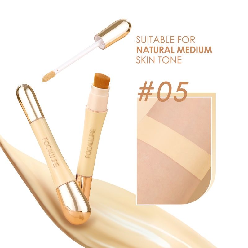 Che Khuyết Điểm Kèm Cọ Che Phủ Cao FOCALLURE Soft Matte Complete Concealer | FA230