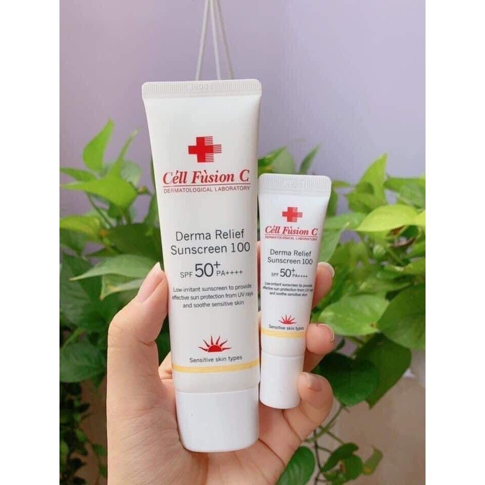 Kem Chống Nắng Cho Da Nhạy Cảm Cell Fusion C Derma Relief Sunscreen SPF50+ PA++++