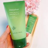  Tẩy Tế Bào Chết Body Toàn Thân Innisfree Green Tea Pure Body Gel Scrub 