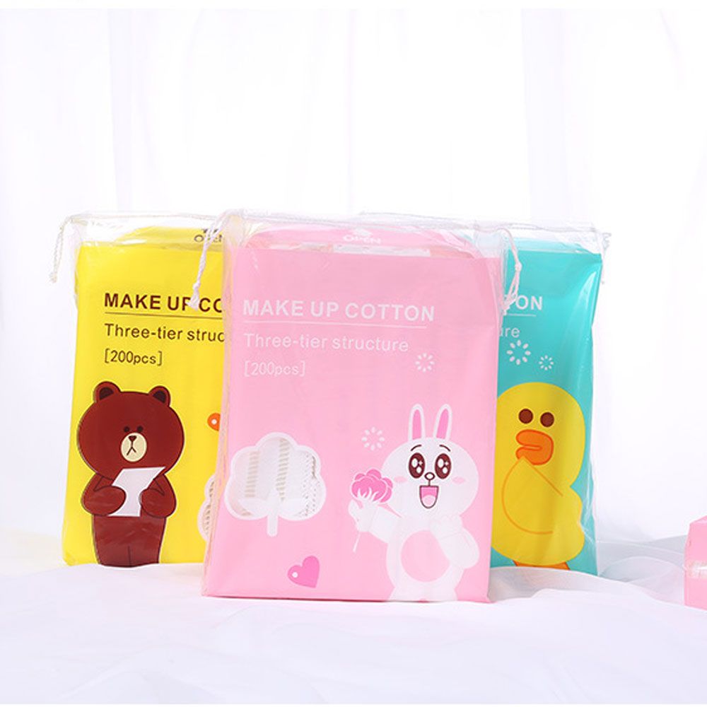 Bông tẩy trang Make Up Cotton Three-tier Structure