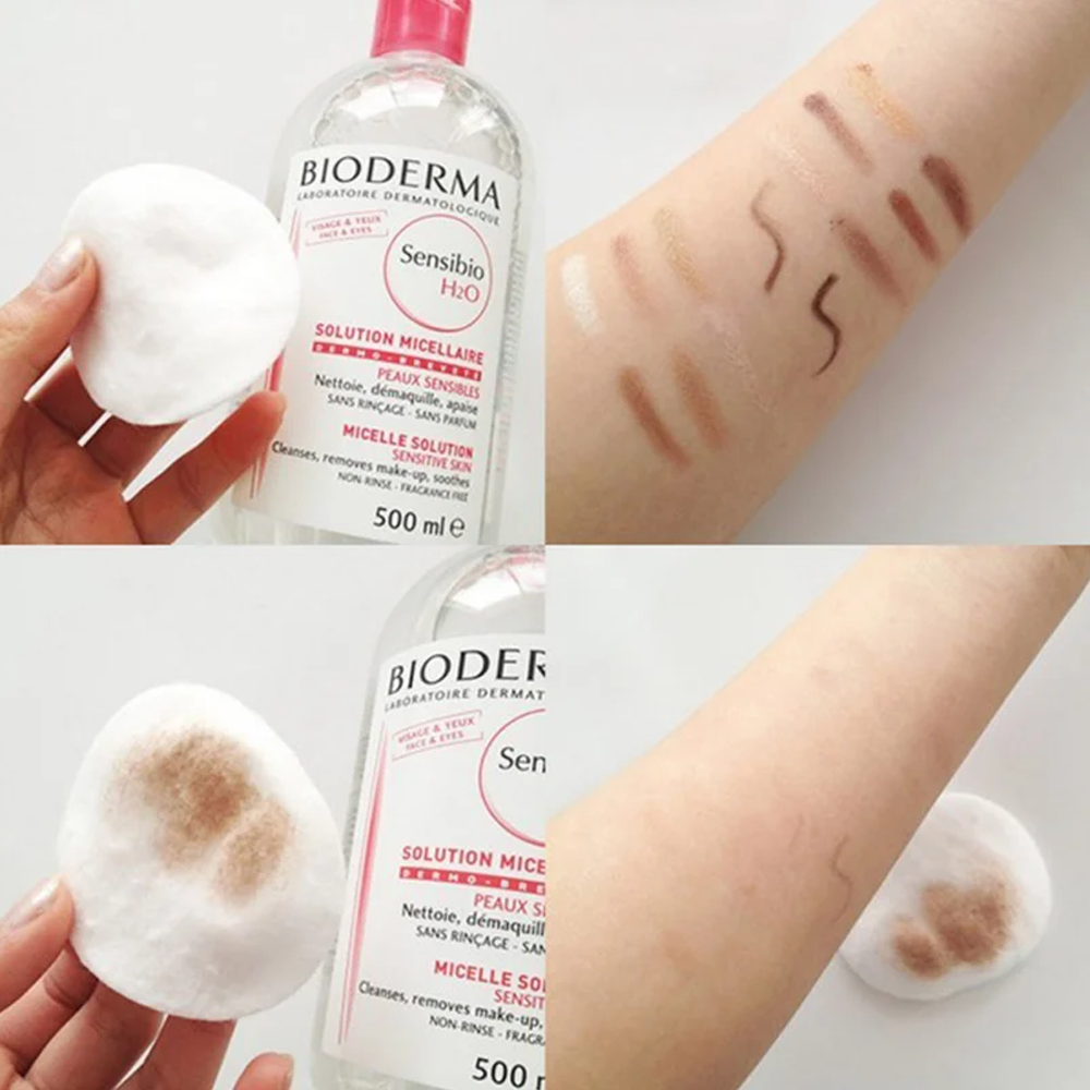 Nước Tẩy Trang Bioderma Hồng Sensibio H2O Dành Cho Da Nhạy Cảm (Nắp Nhấn)