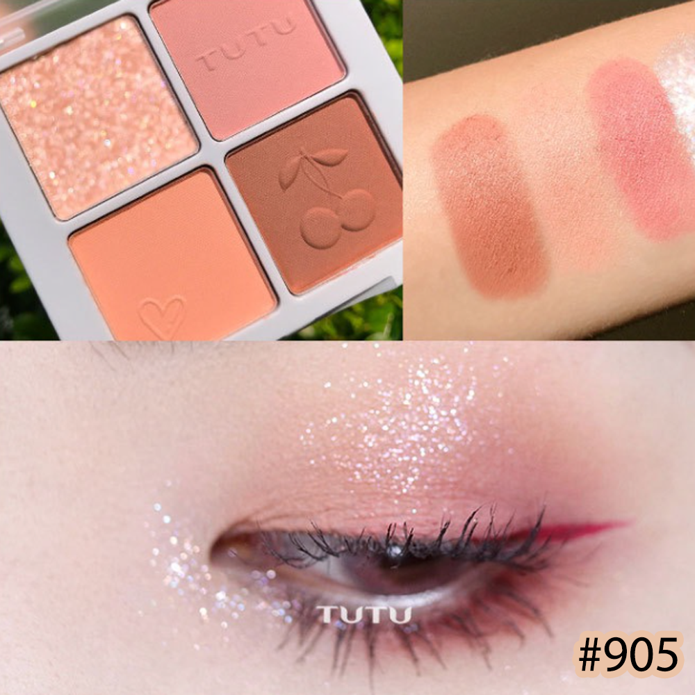 Bảng Phấn Mắt Nội Địa Trung AROMA SWEET EYESHADOW 4 Ô Màu
