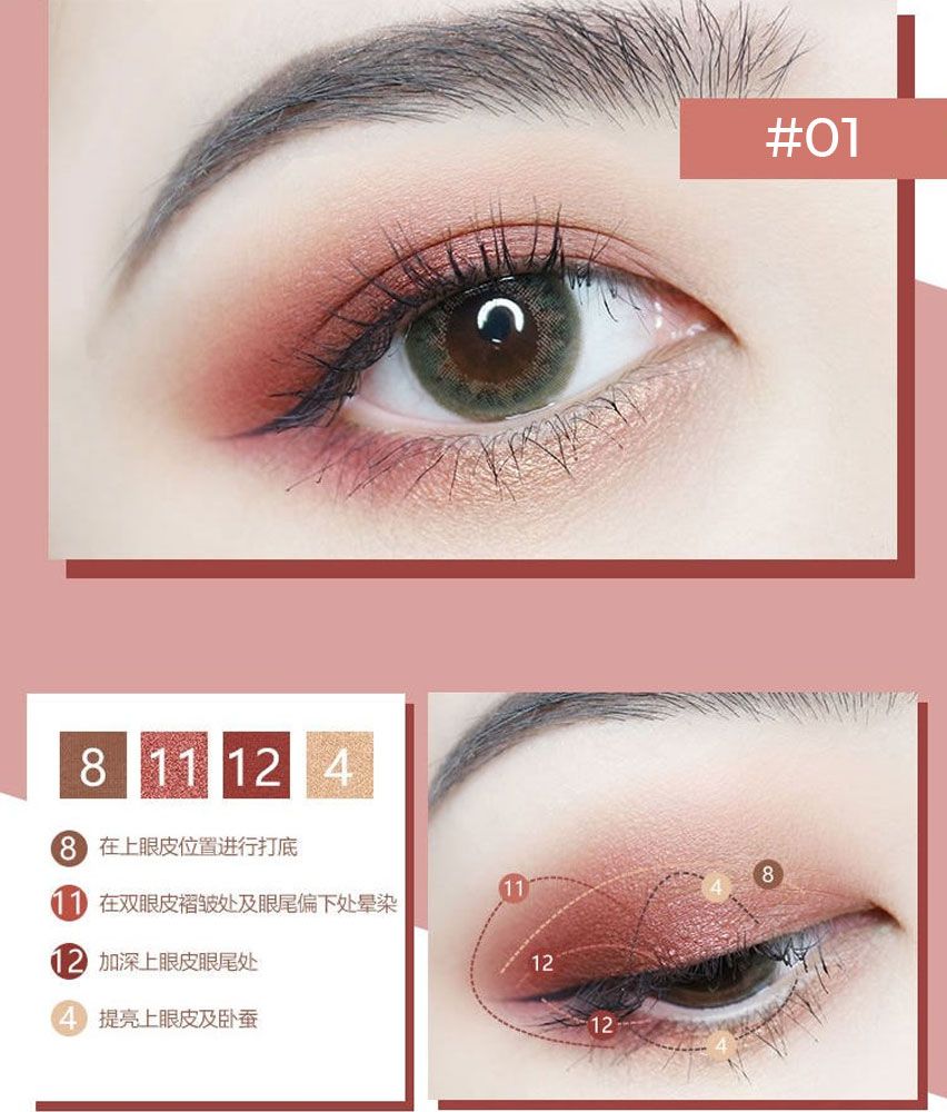 Phấn Mắt Nội Địa Trung Daisy Dear 16 Ô Màu