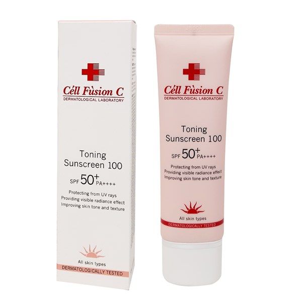  Kem Chống Nắng Cell Fusion C Toning Sunscreen 100 SPF 50+ PA++++ 