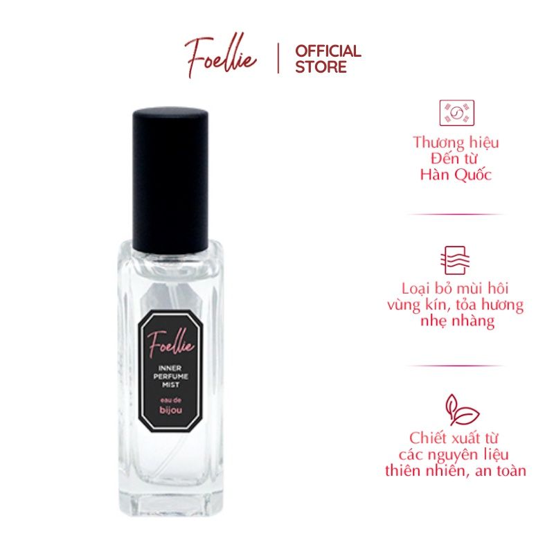  Nước Hoa Phụ Nữ Dạng Xịt FOELLIE Inner Perfume Mist 20ml 