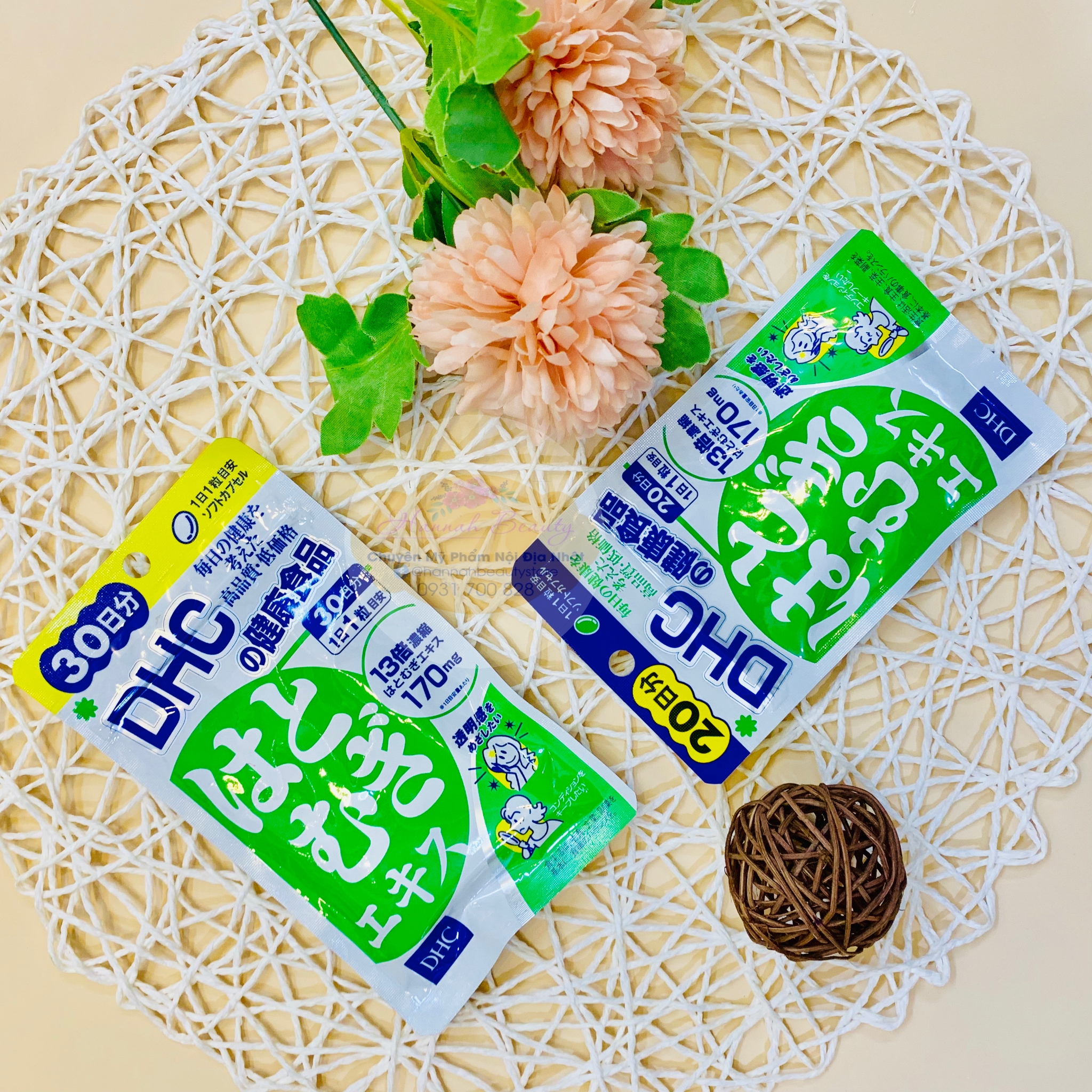 Viên Uống Trắng Da DHC Coix Extract 20 Viên